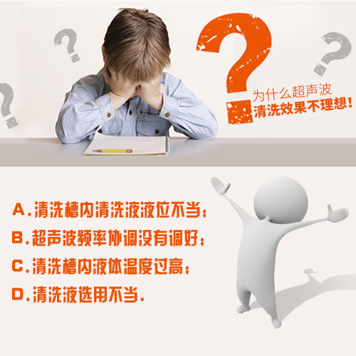 超聲波清洗機電源開關(guān)打開后指示燈亮但沒有超聲波輸出？